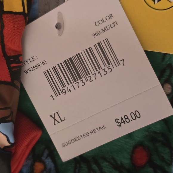 Peanuts Snoopy Jingle All the Way Pajama Set NWT Sz XL - Picture 5 of 12